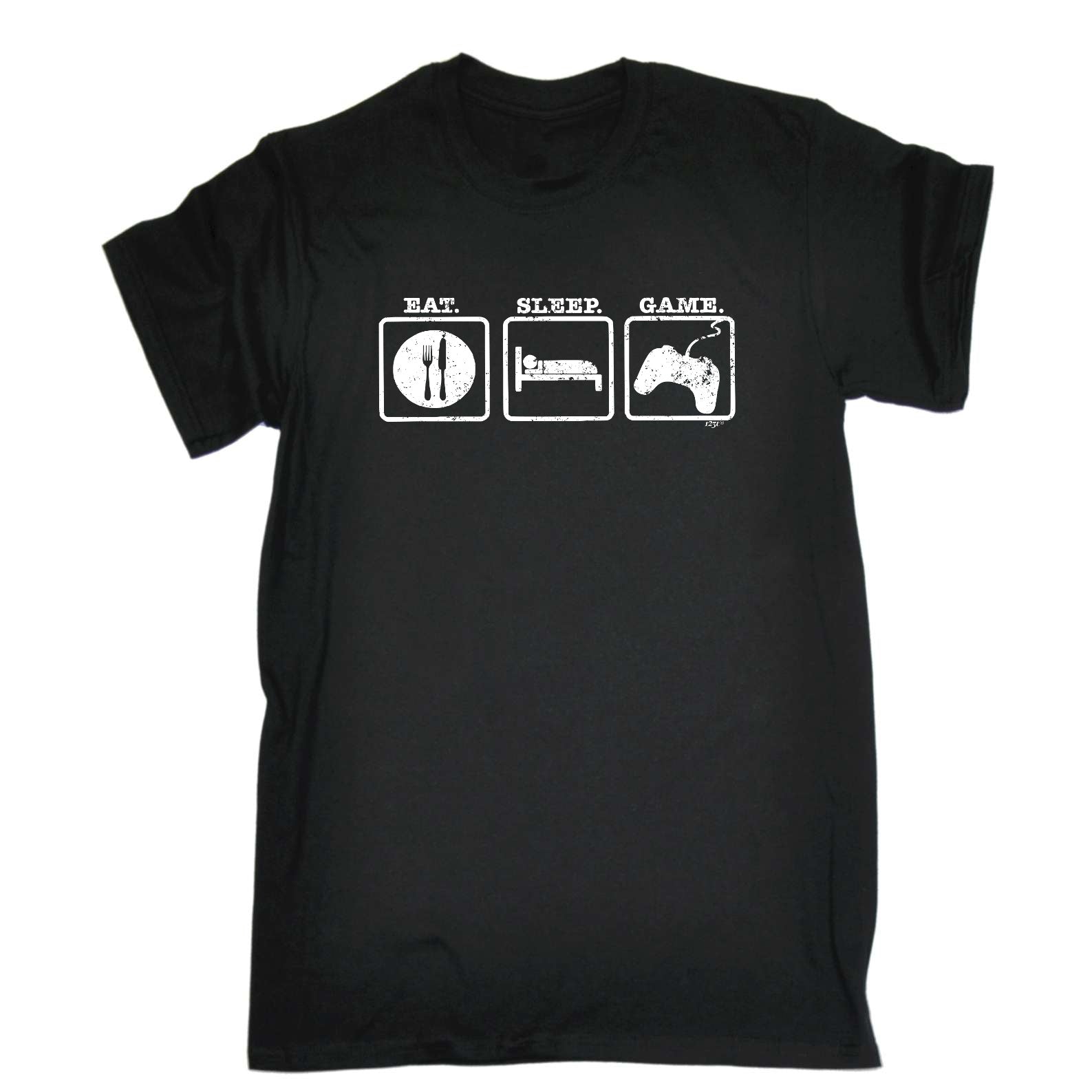 Eat Sleep Game - Mens Funny T-Shirt Tshirts