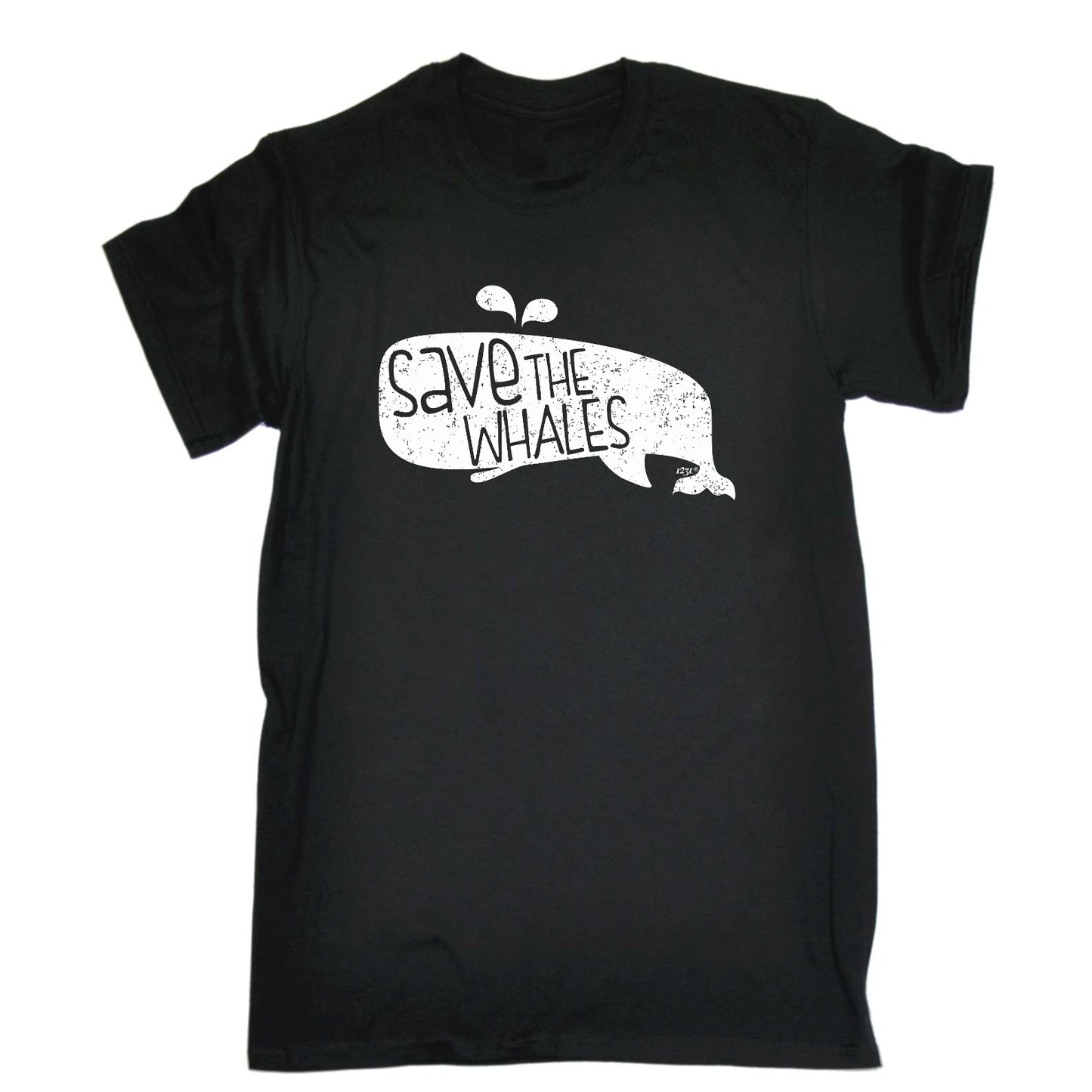 Save The Whales - Mens Funny T-Shirt Tshirts