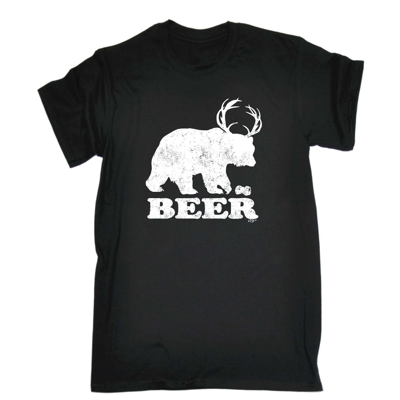 Beer Bear Deer - Mens Funny T-Shirt Tshirts