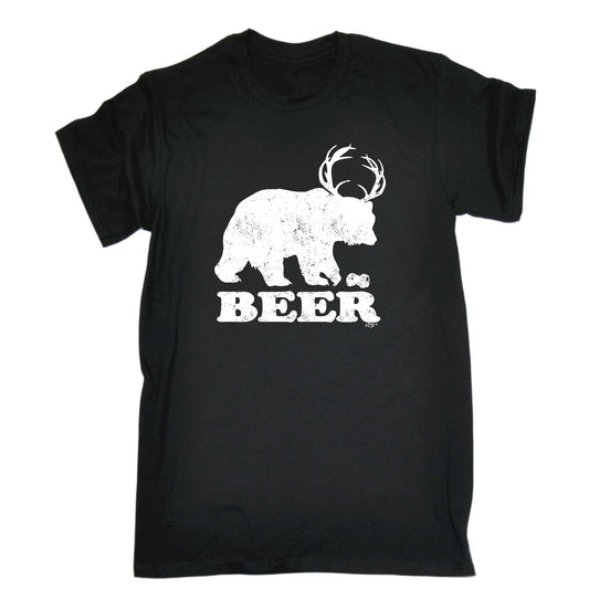 Beer Bear Deer - Mens Funny T-Shirt Tshirts