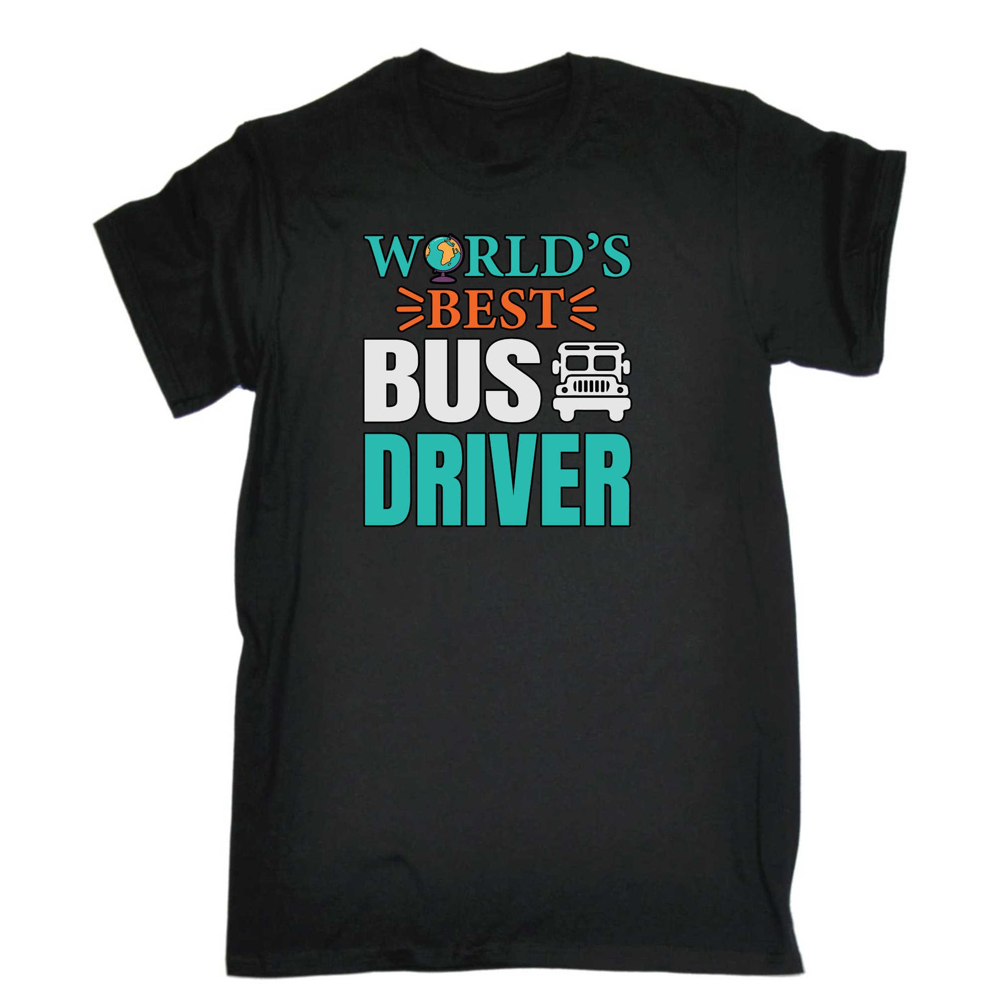 Worlds Best Bus Driver - Mens 123t Funny T-Shirt Tshirts