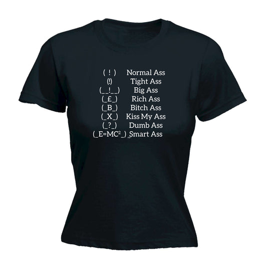 Ass Types - Funny Womens T-Shirt Tshirt