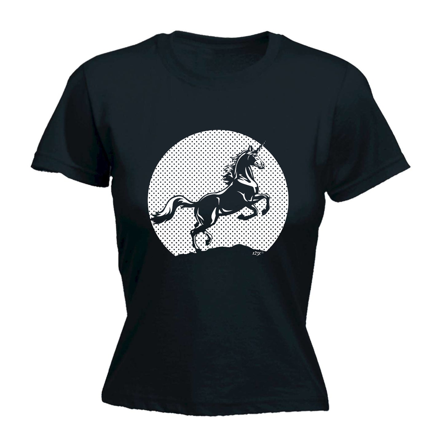 Sunset Unicorn - Funny Womens T-Shirt Tshirt