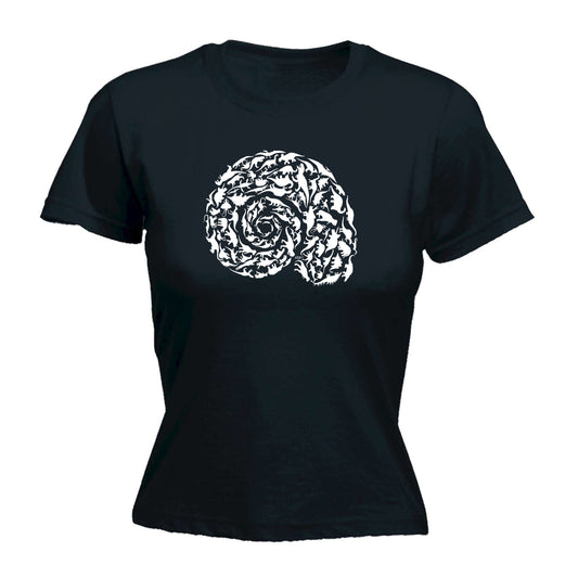 Dinosaur Fossil - Funny Womens T-Shirt Tshirt
