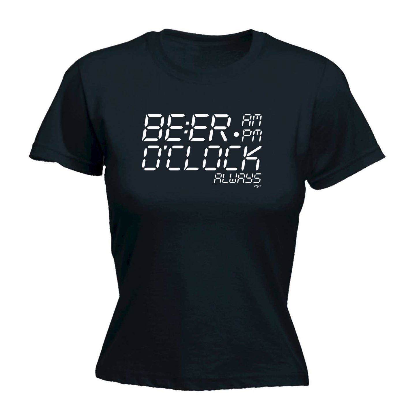 Beer O Clock Alarm - Funny Womens T-Shirt Tshirt
