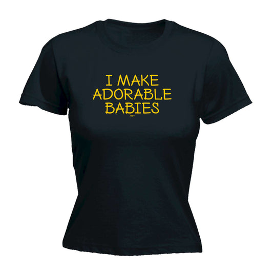 Make Adorable Babies - Funny Womens T-Shirt Tshirt