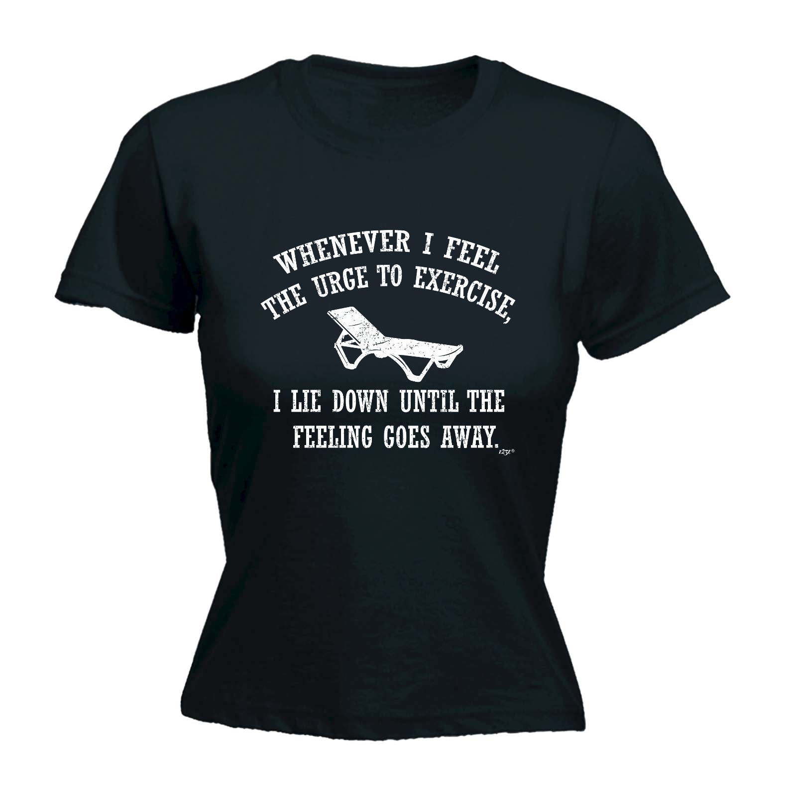 Whenever Feel The Urge To Exercise - Funny Womens T-Shirt Tshirt