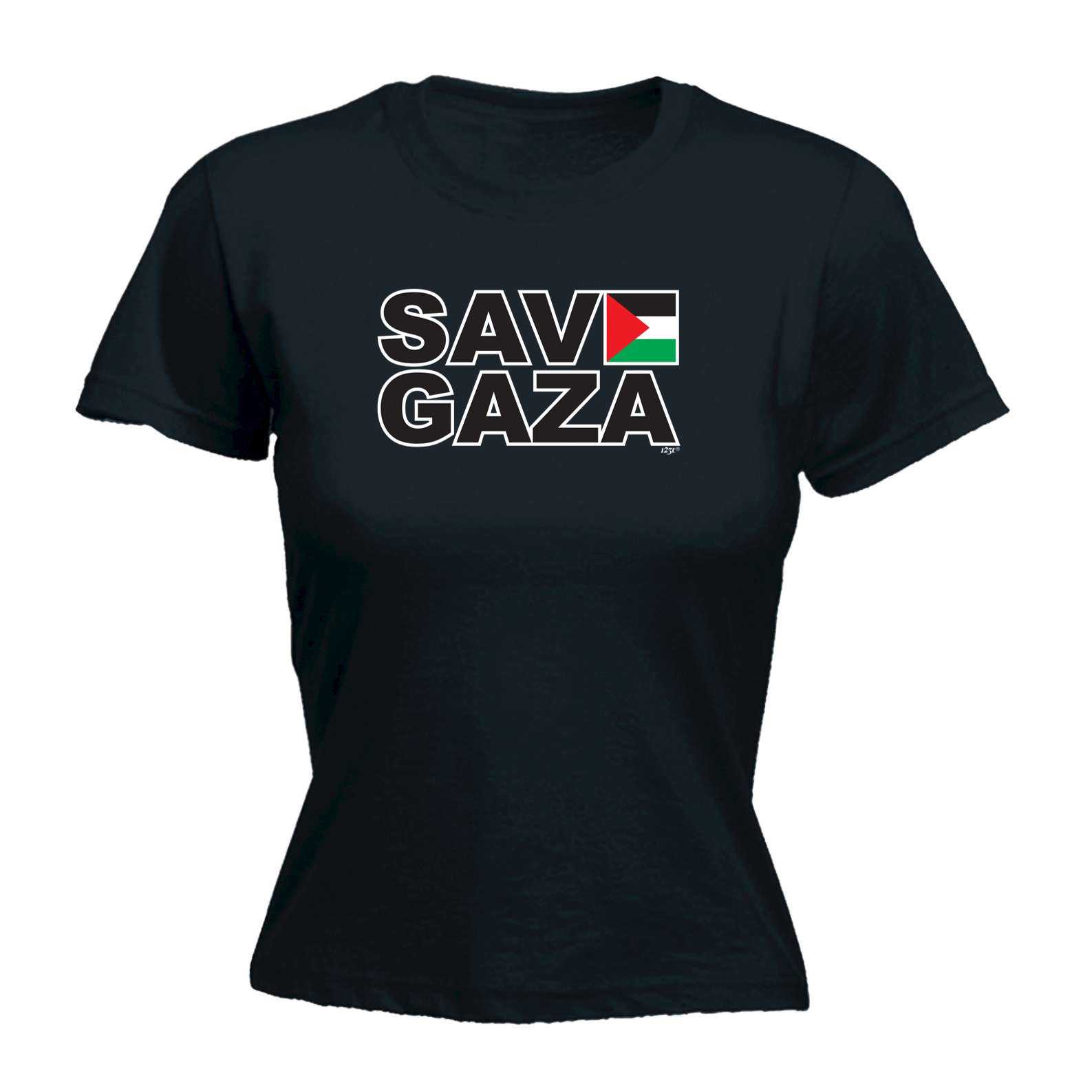 Save Gaza - Funny Womens T-Shirt Tshirt