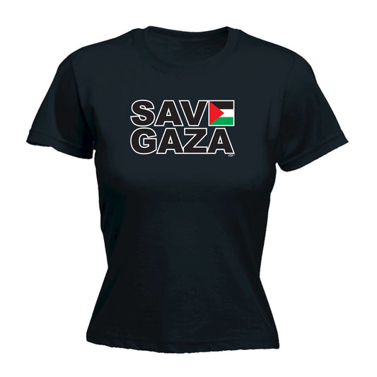 Save Gaza - Funny Womens T-Shirt Tshirt