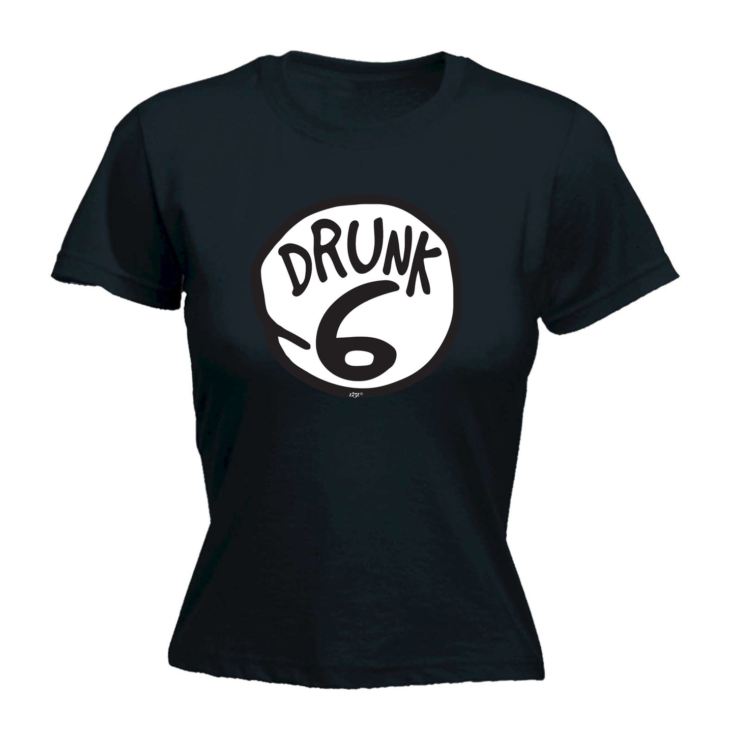 Drunk 6 - Funny Womens T-Shirt Tshirt