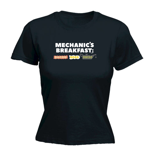 Mechanics Breakfast - Funny Womens T-Shirt Tshirt