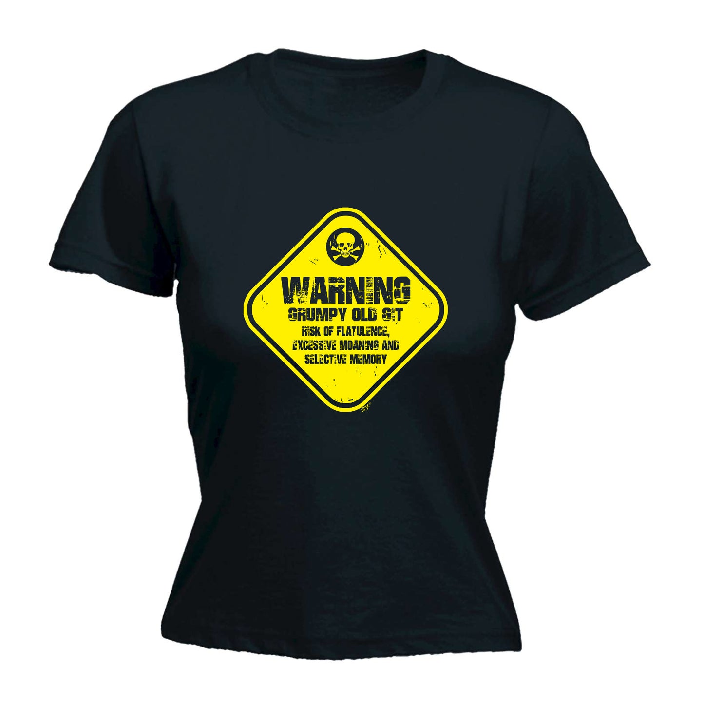 Warning Grumpy Old Git - Funny Womens T-Shirt Tshirt