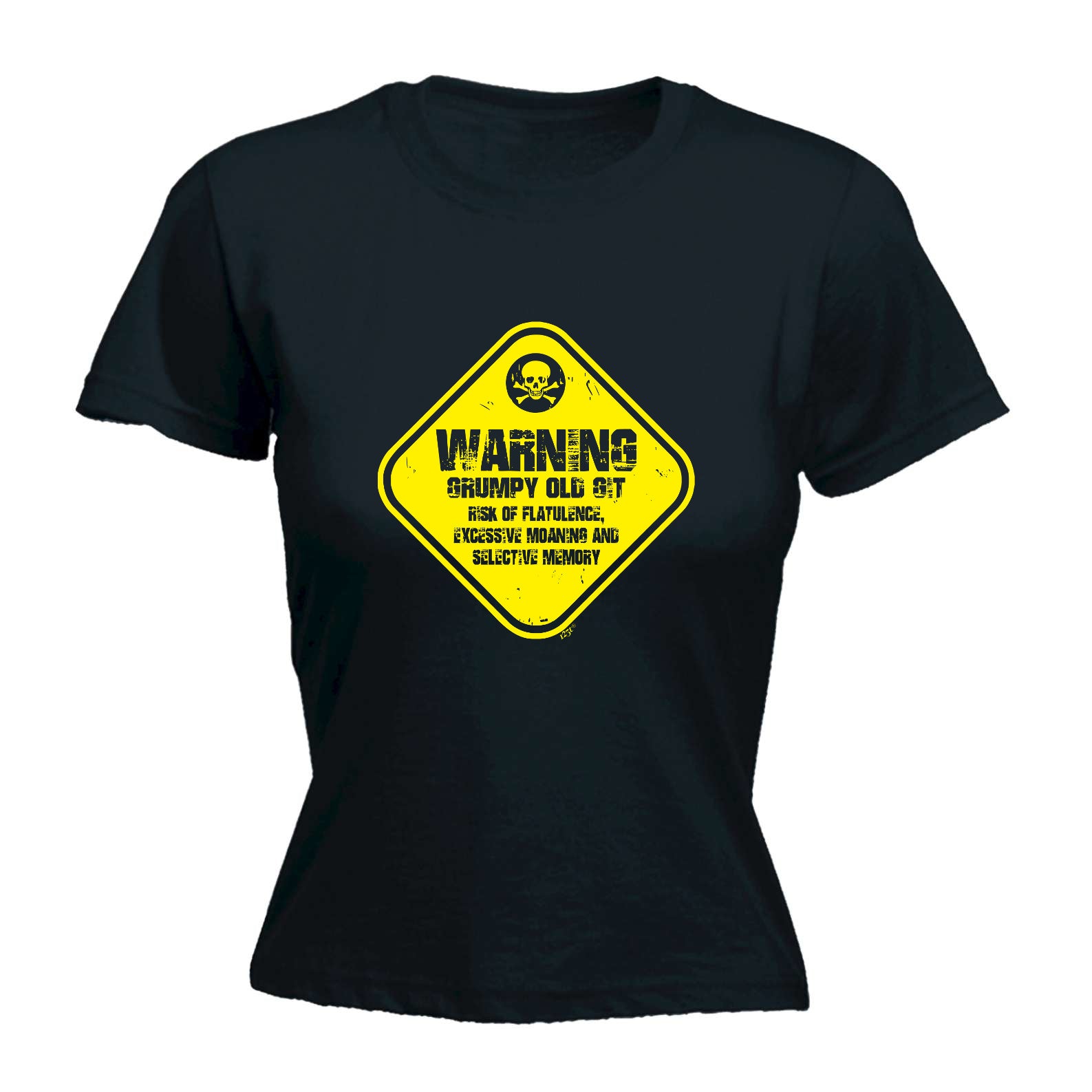 Warning Grumpy Old Git - Funny Womens T-Shirt Tshirt
