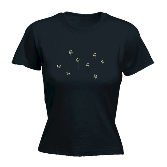 Bullet Holes Green - Funny Womens T-Shirt Tshirt