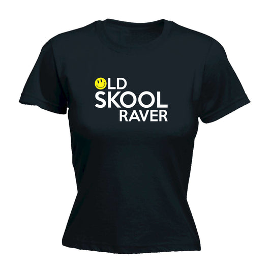 Old Skool Raver - Funny Womens T-Shirt Tshirt