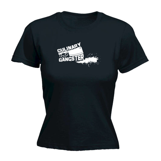 Culinary Gangster Chef Cooking - Funny Womens T-Shirt Tshirt