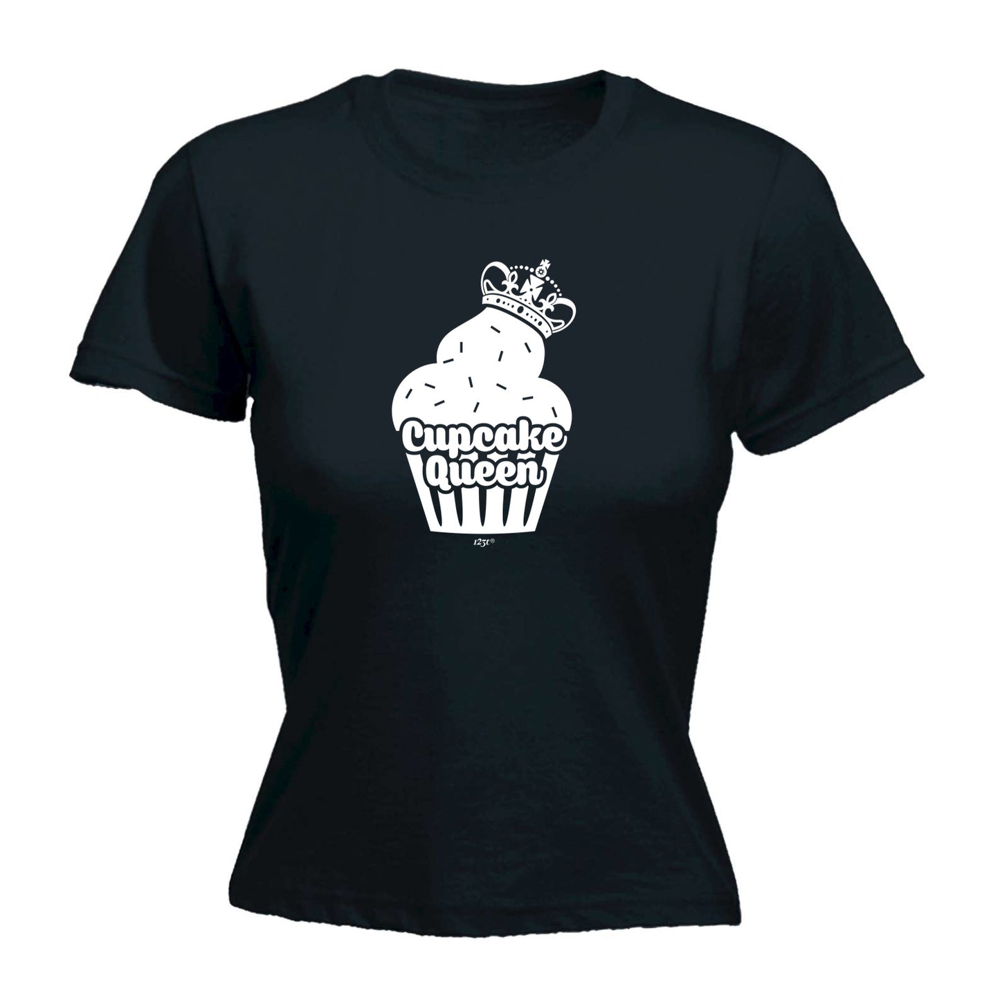Cupcake Queen - Funny Womens T-Shirt Tshirt