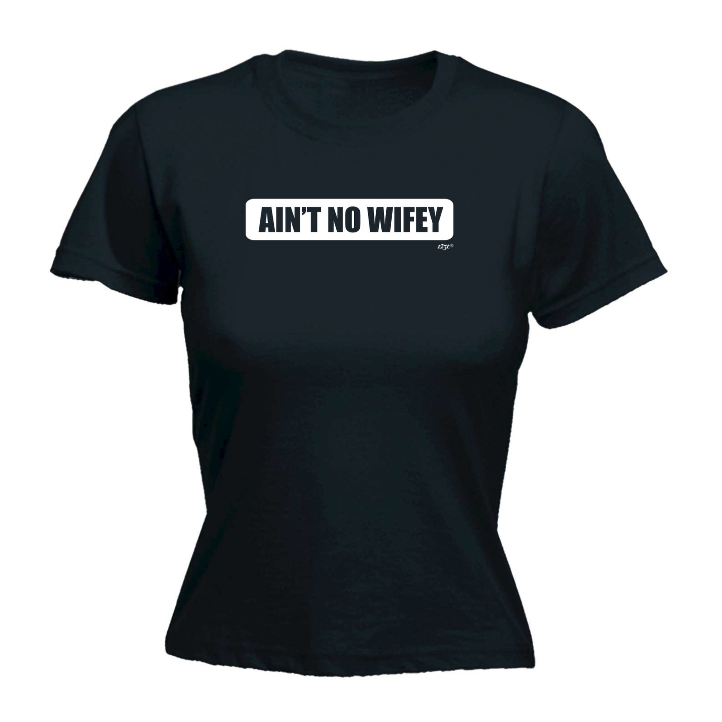 Aint No Wifey Wife - Funny Womens T-Shirt Tshirt