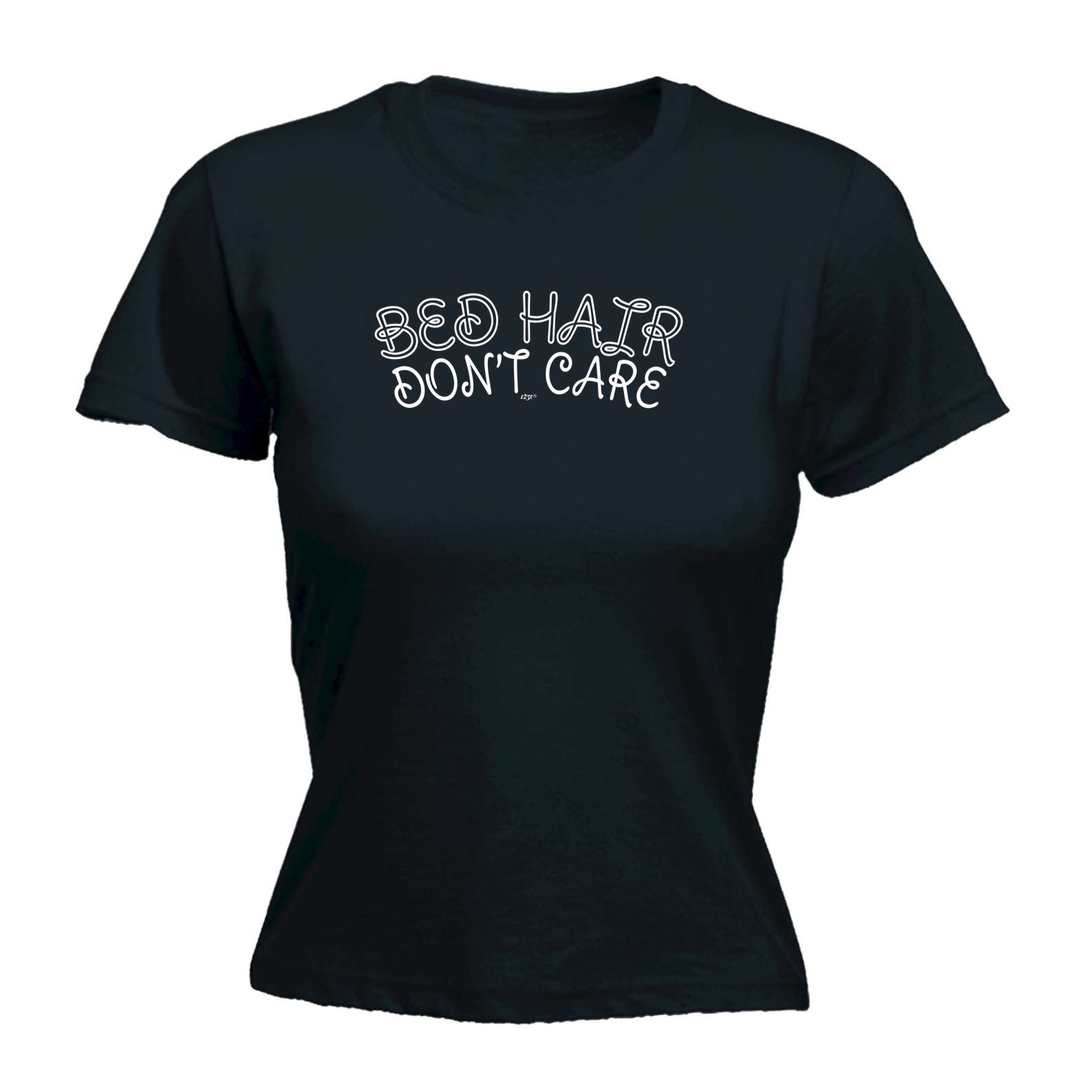 Bed Hair Dont Care - Funny Womens T-Shirt Tshirt