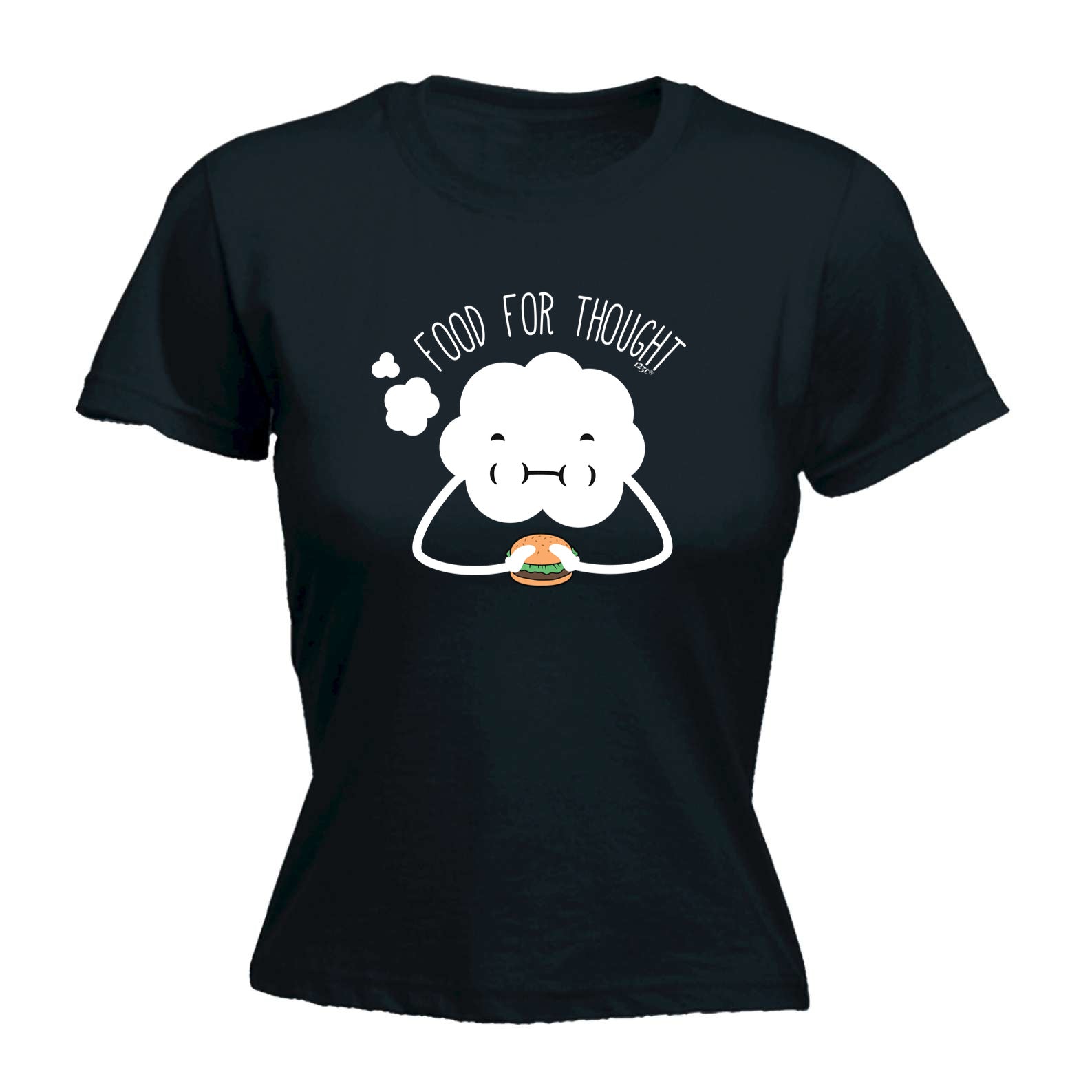 Food For Thought - Funny Womens T-Shirt Tshirt