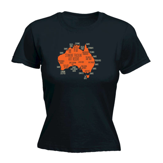 Australia Explained - Funny Womens T-Shirt Tshirt