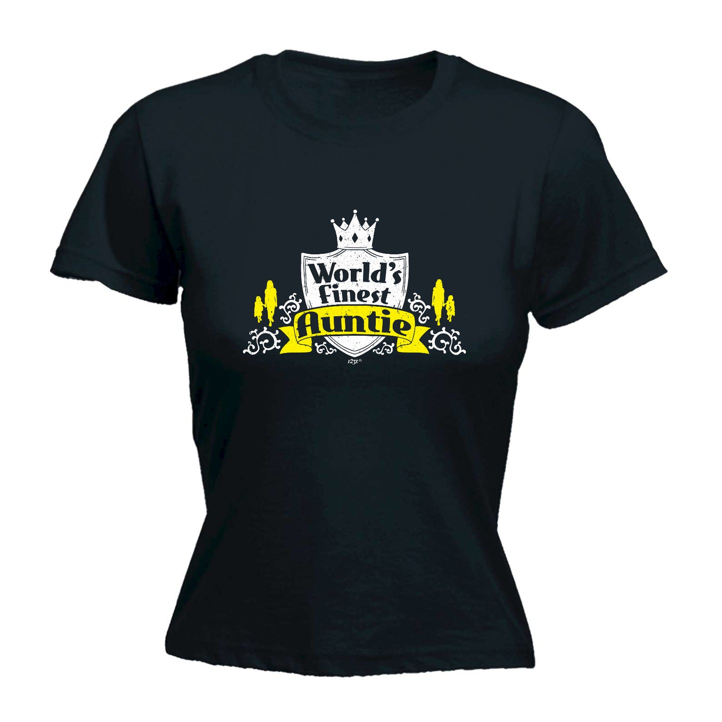 Worlds Finest Auntie - Funny Womens T-Shirt Tshirt