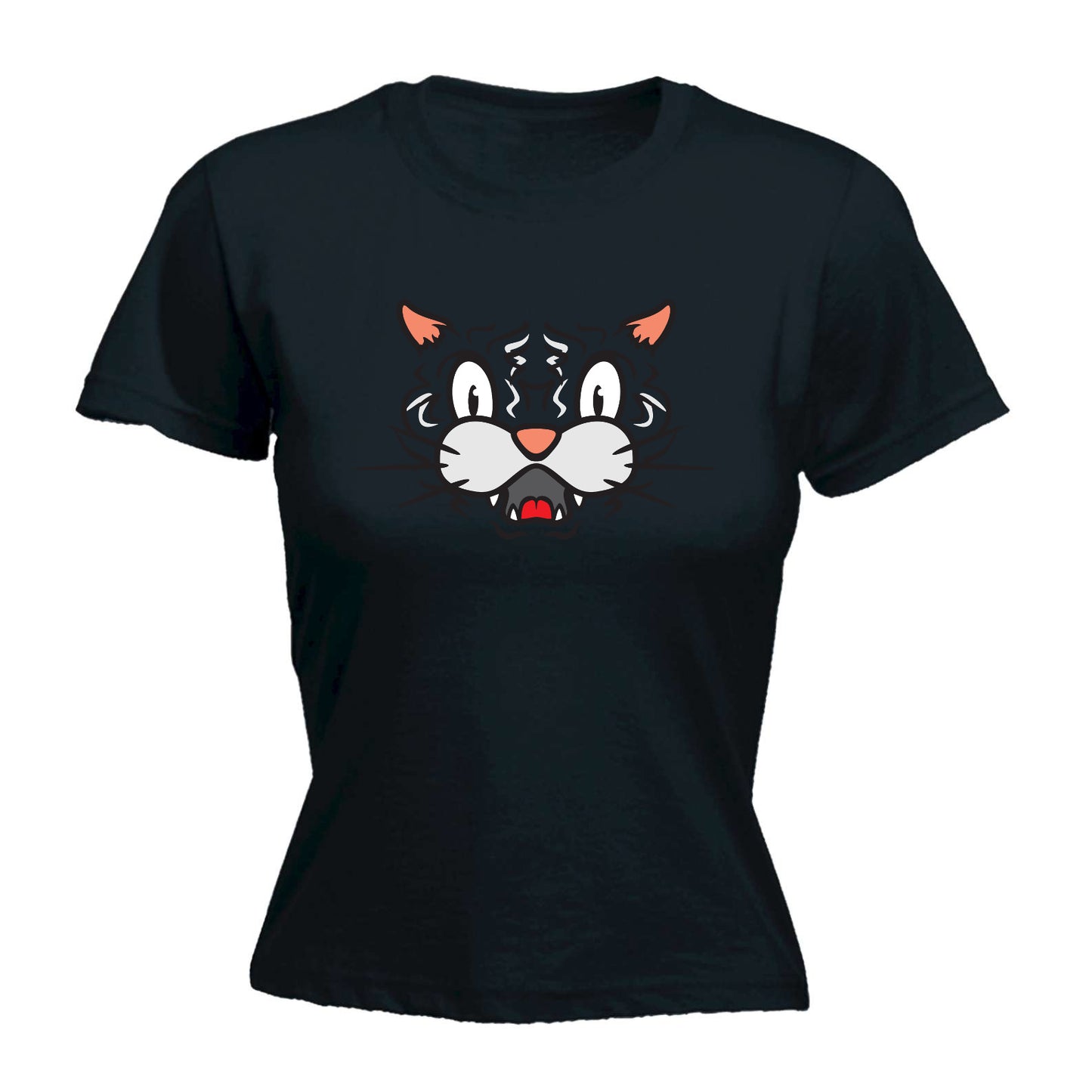 Tiger Ani Mates - Funny Womens T-Shirt Tshirt