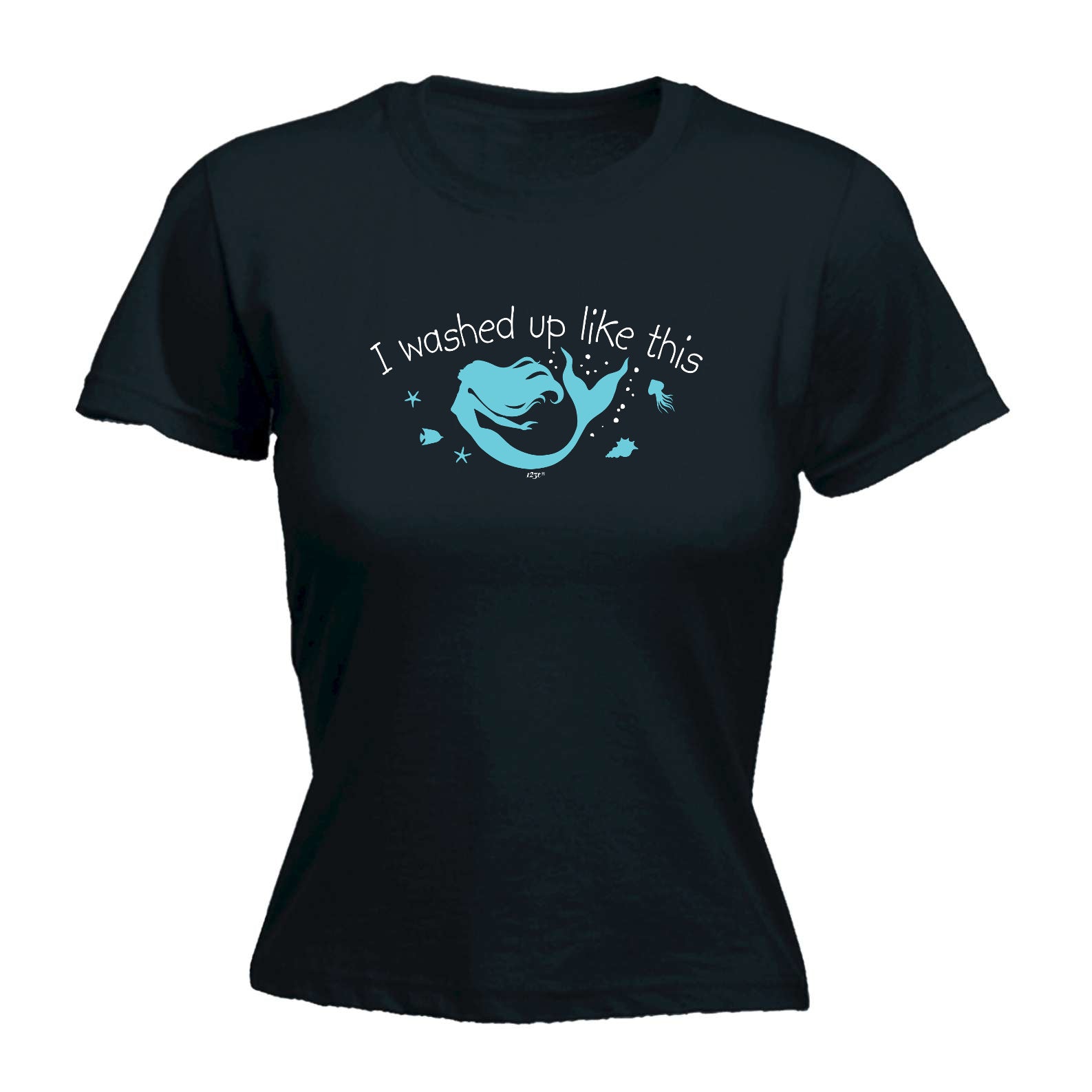 Washed Up Like This Mermaid - Funny Womens T-Shirt Tshirt