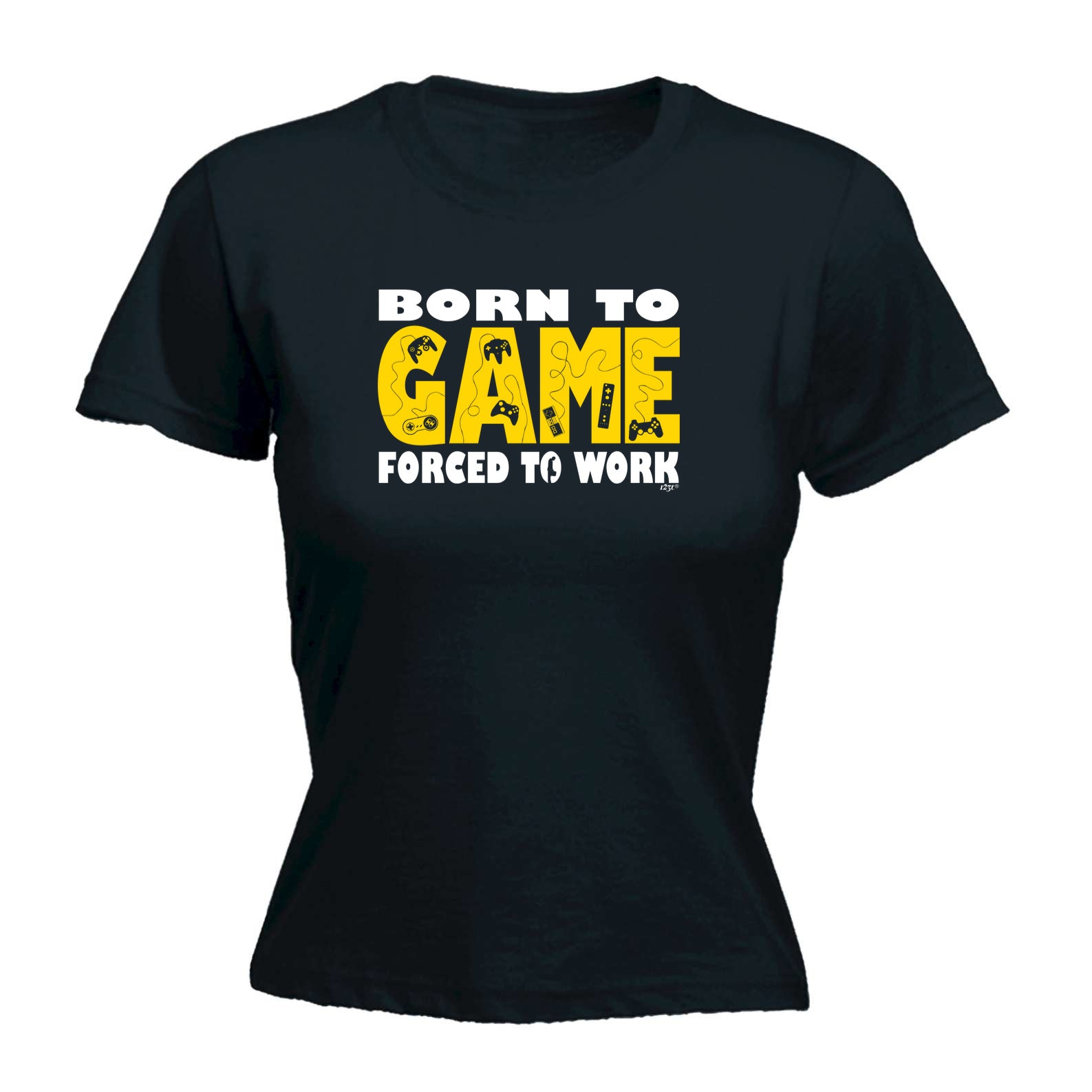 Born To Game - Funny Womens T-Shirt Tshirt