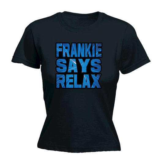 Frankie Blue Lazer - Funny Womens T-Shirt Tshirt