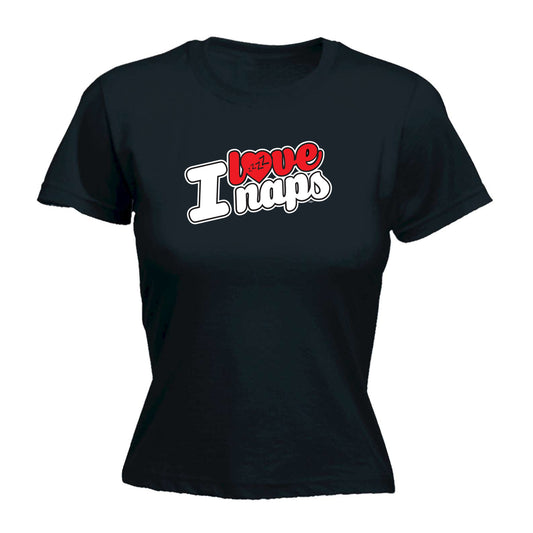 Love Naps Stencil - Funny Womens T-Shirt Tshirt