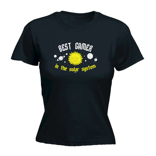 Best Gamer Solar System - Funny Womens T-Shirt Tshirt