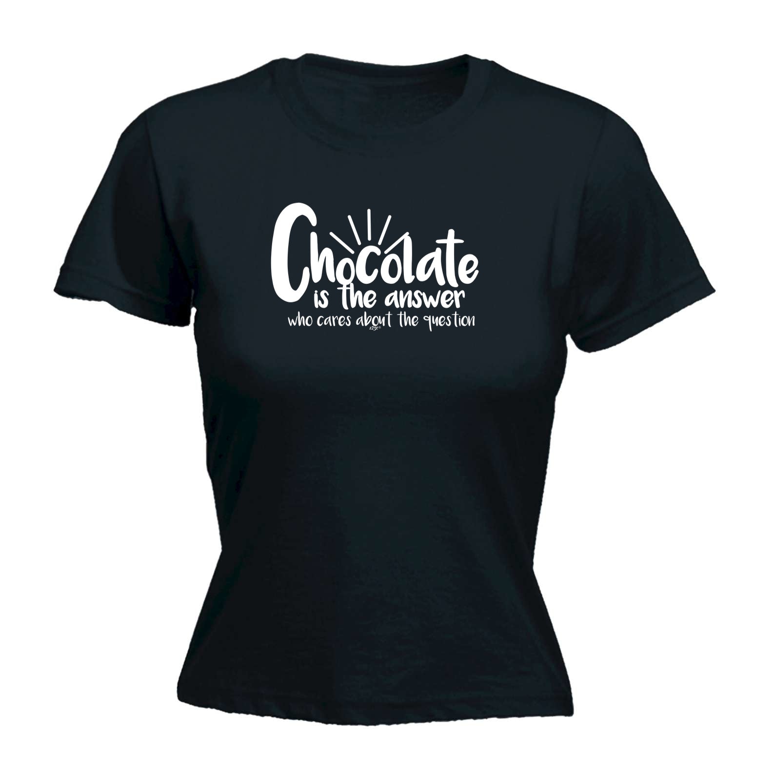Chocolate Is The Answer - Funny Womens T-Shirt Tshirt