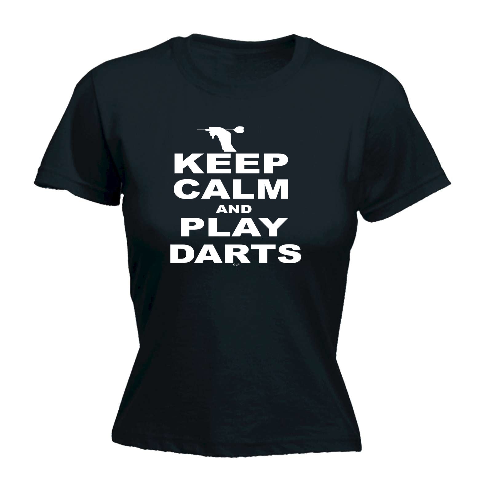 Keep Calm And Play Darts - Funny Womens T-Shirt Tshirt
