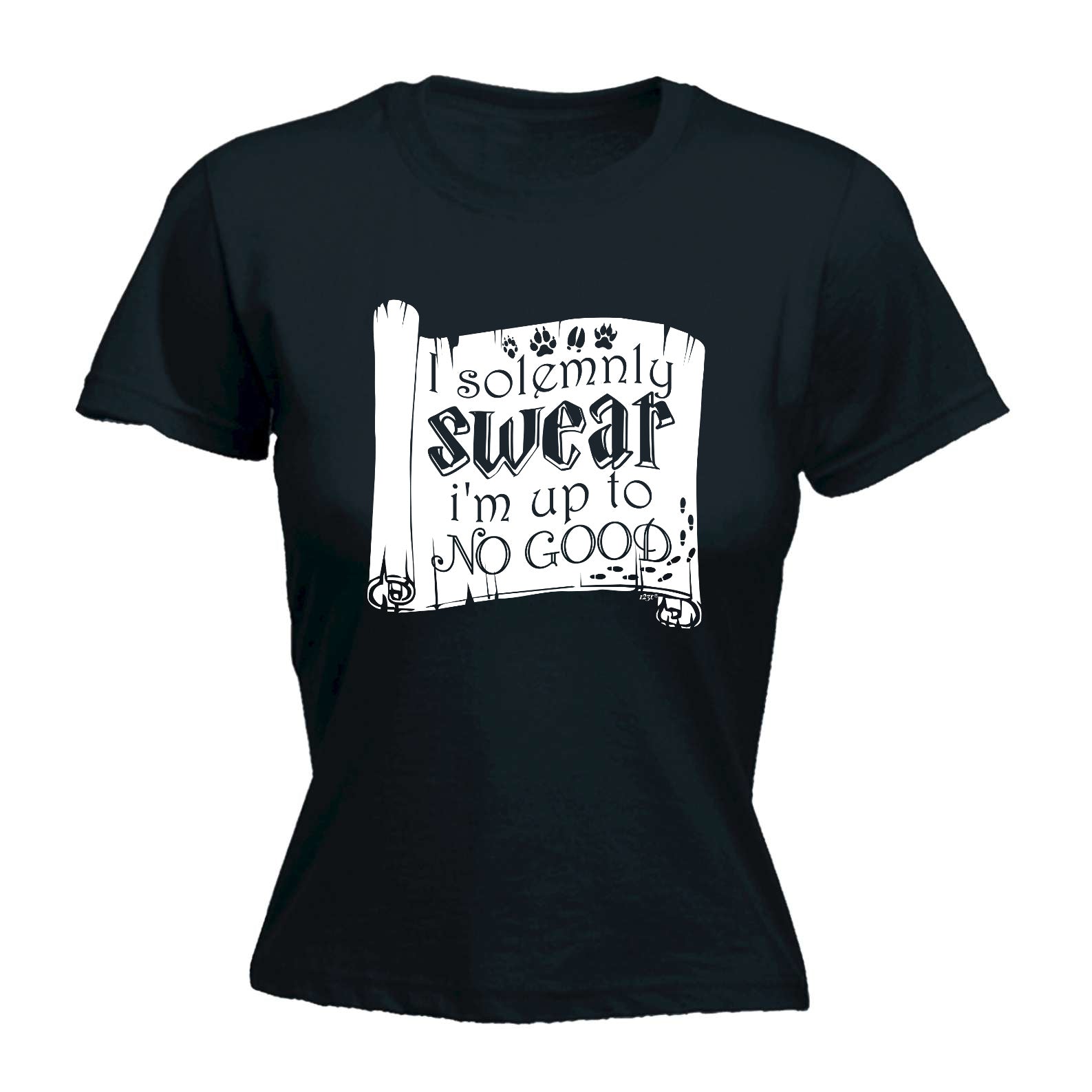 Solemnly Swear Im Up To No Good - Funny Womens T-Shirt Tshirt
