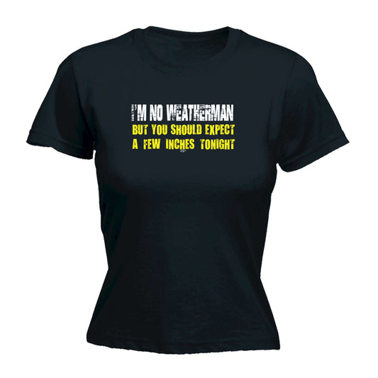 Im No Weatherman - Funny Womens T-Shirt Tshirt