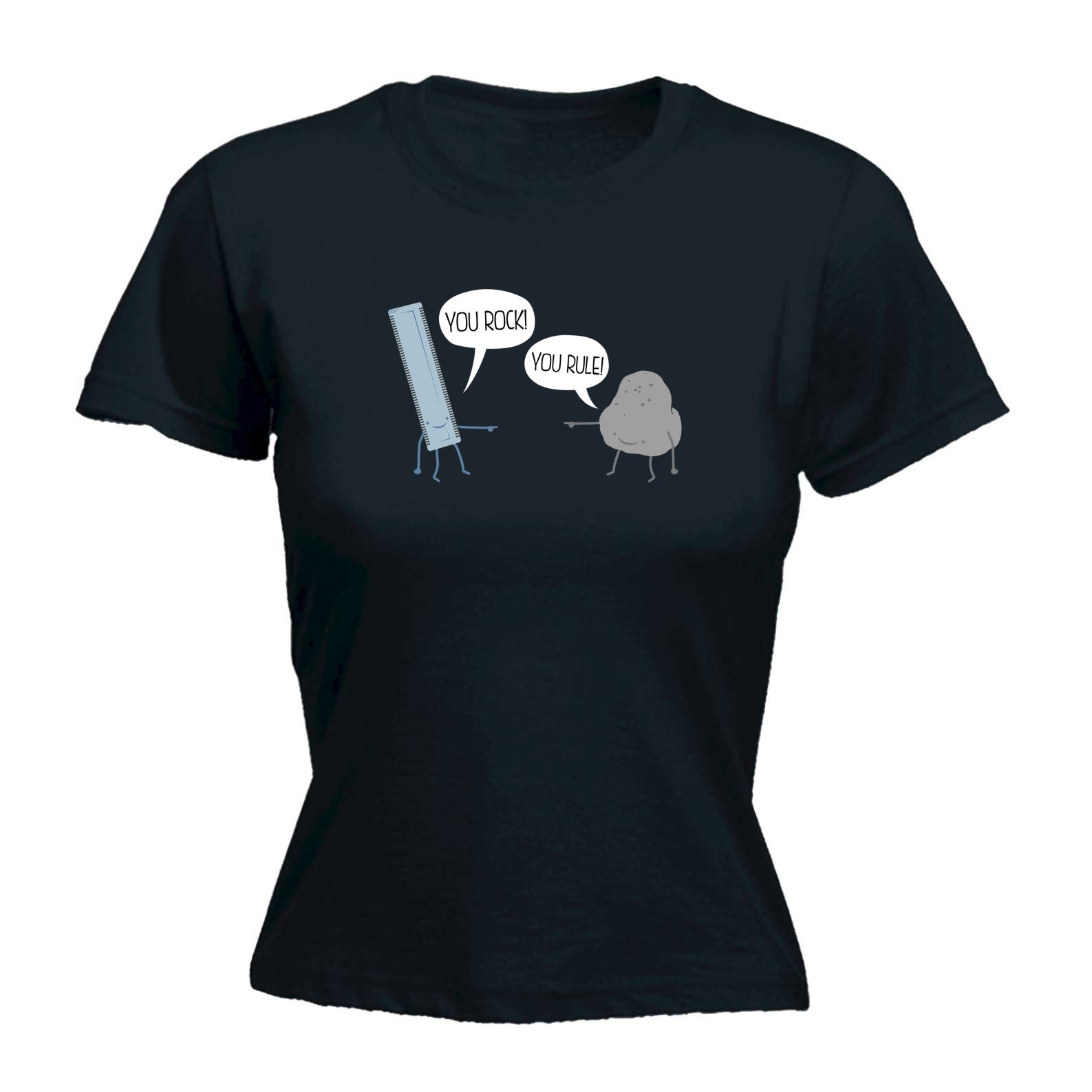 You Rock You Rule - Funny Womens T-Shirt Tshirt