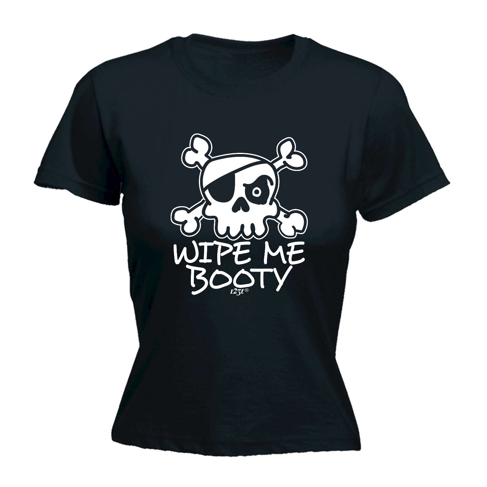 Wipe Me Booty - Funny Womens T-Shirt Tshirt