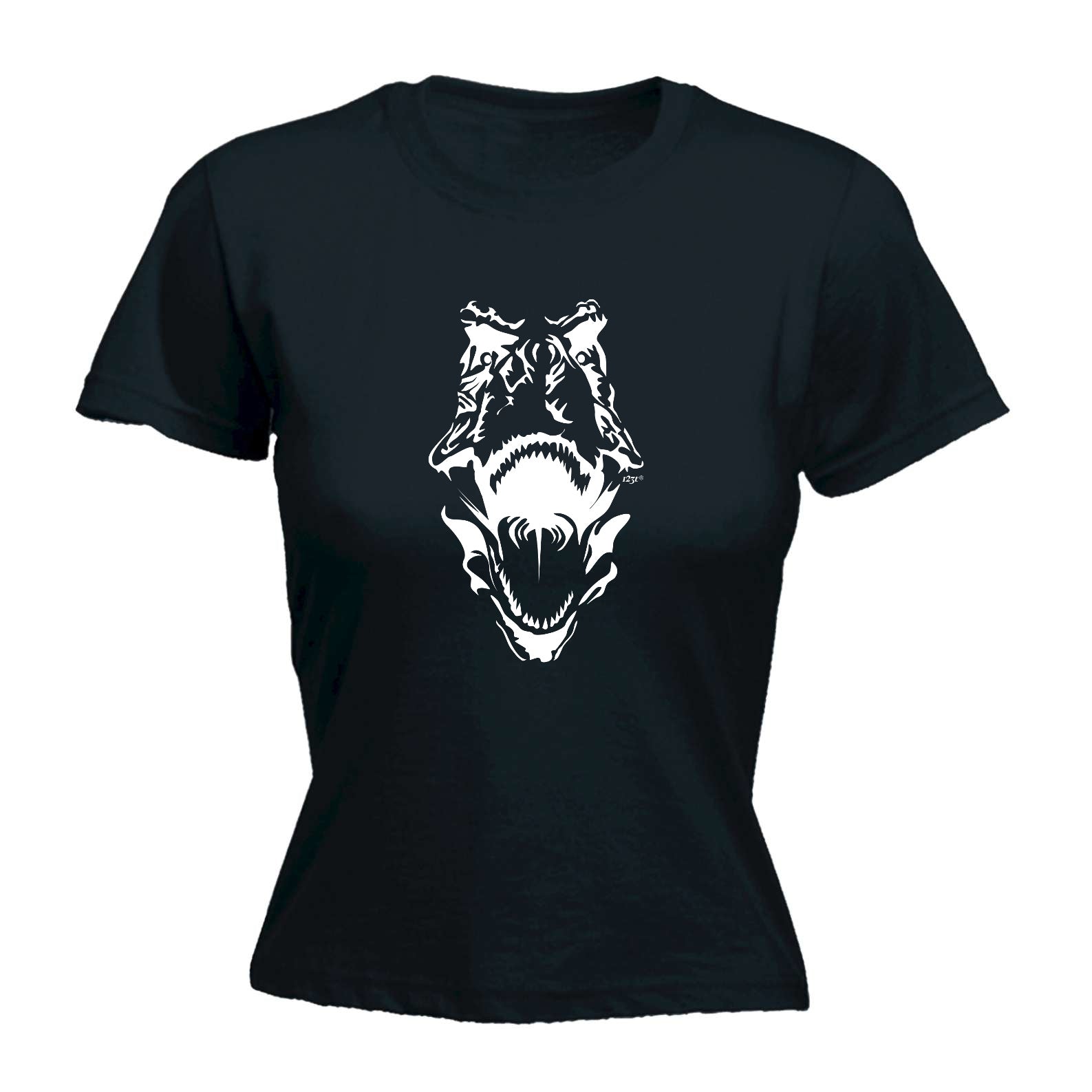Trex Head Dinosaur - Funny Womens T-Shirt Tshirt