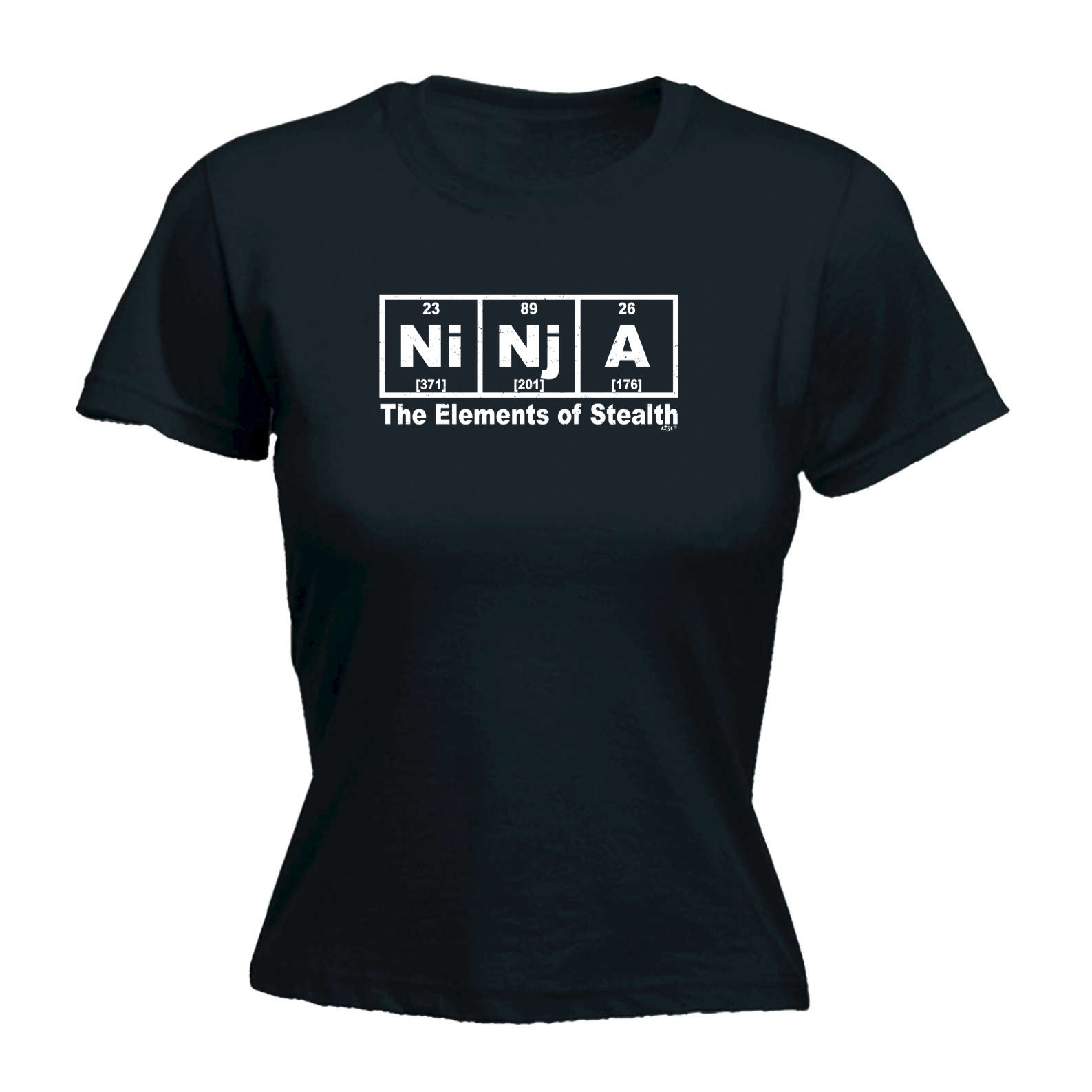 Ninja The Elements Of Stealth - Funny Womens T-Shirt Tshirt
