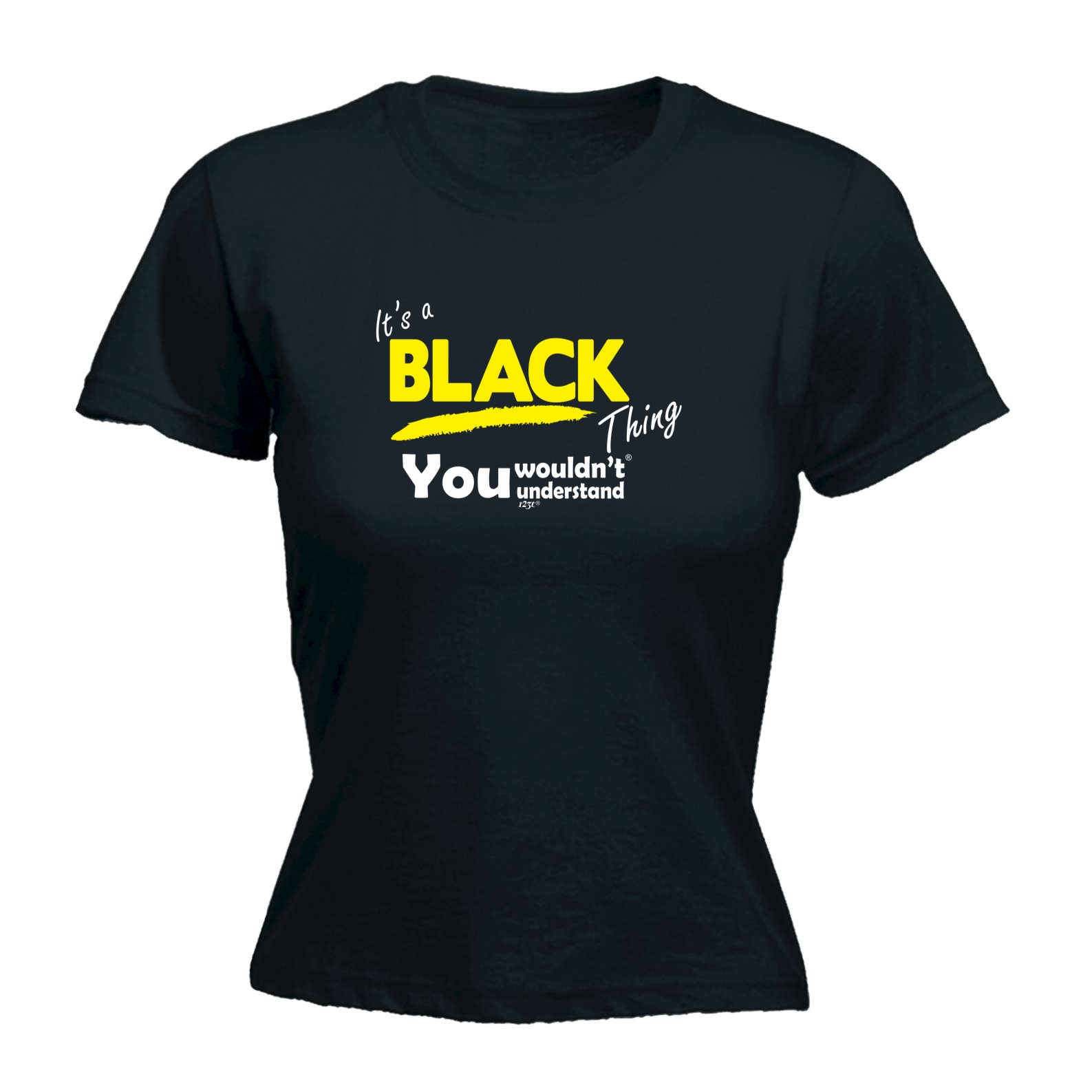 Black V1 Surname Thing - Funny Womens T-Shirt Tshirt