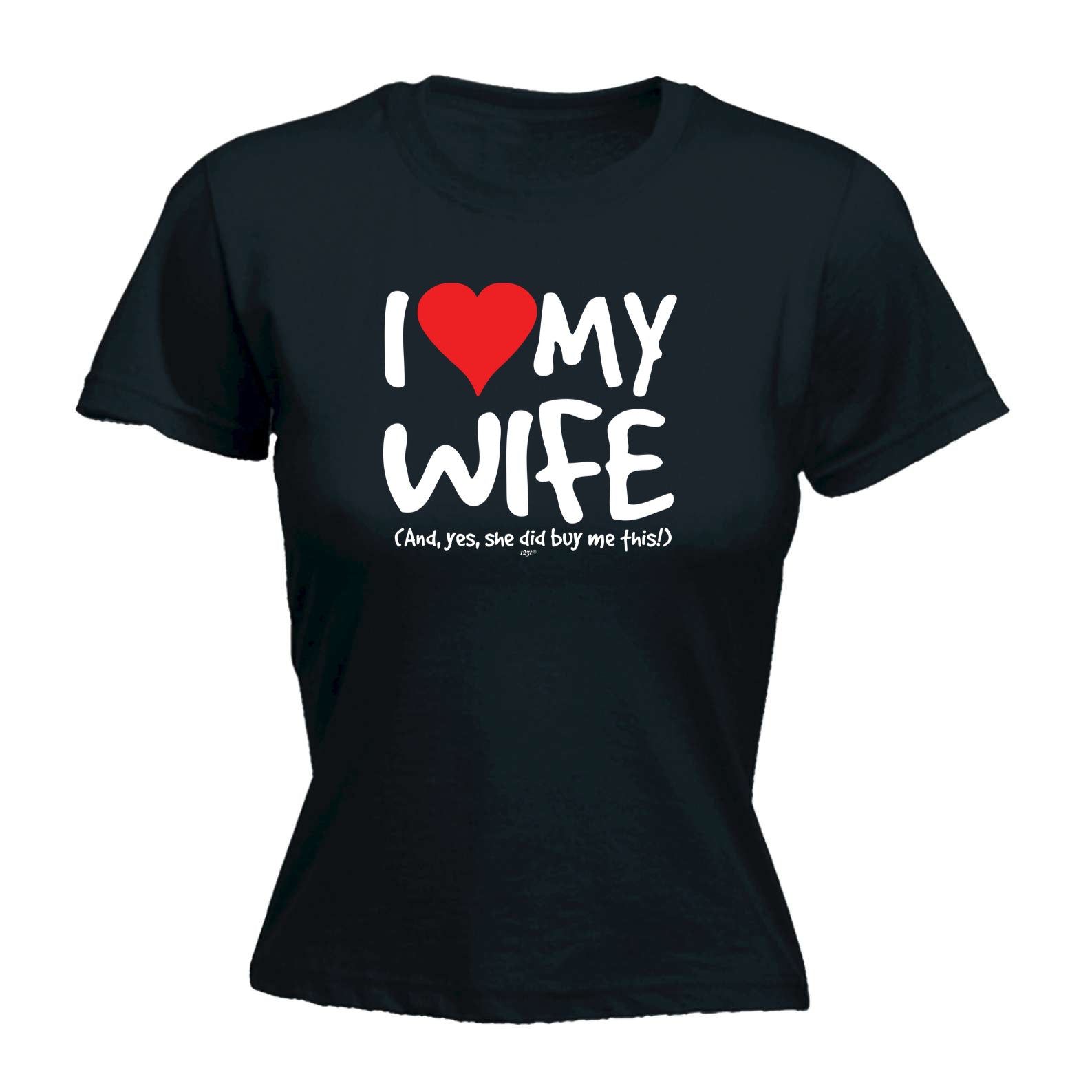 Love My Wife And Yes - Funny Womens T-Shirt Tshirt