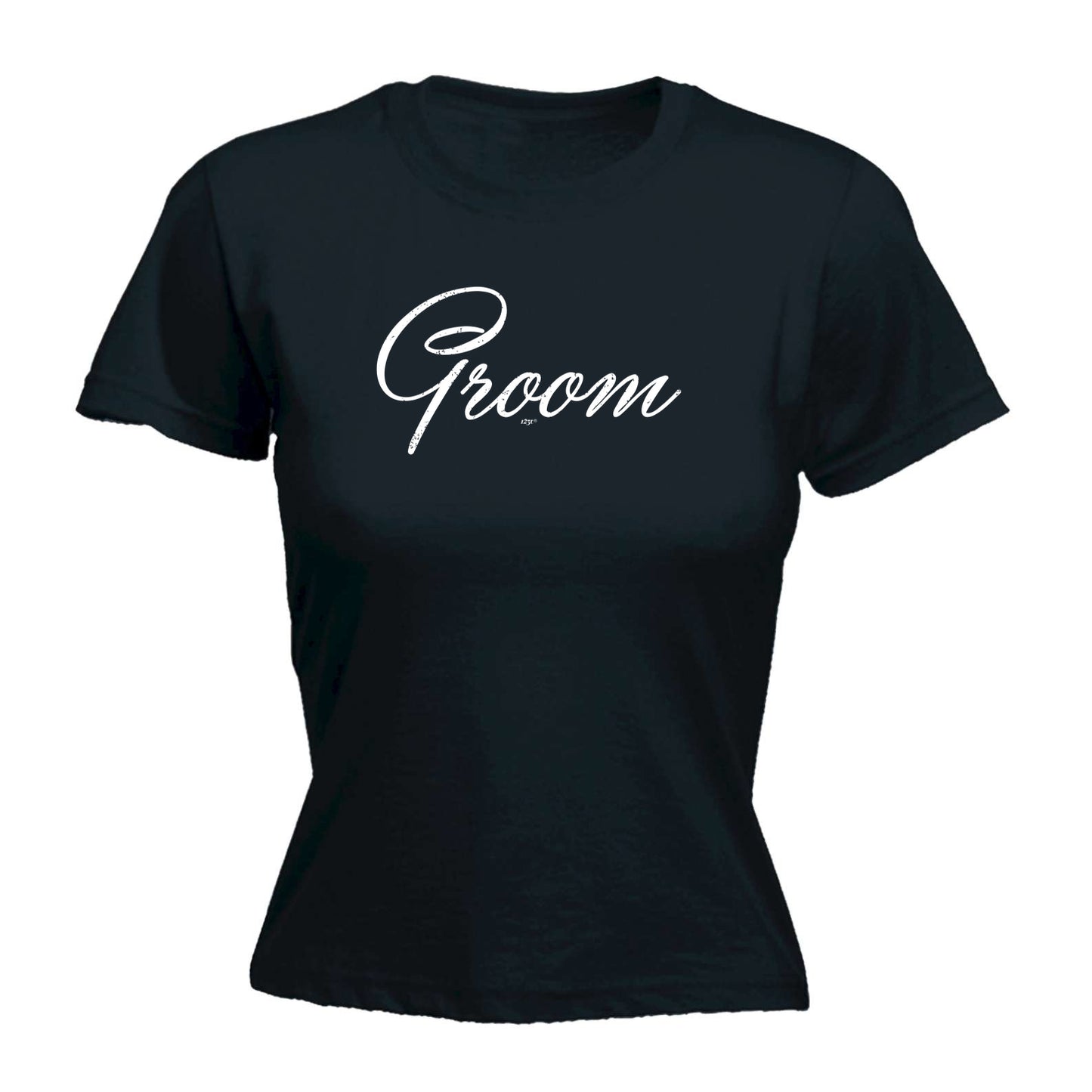 Groom Text Married - Funny Womens T-Shirt Tshirt