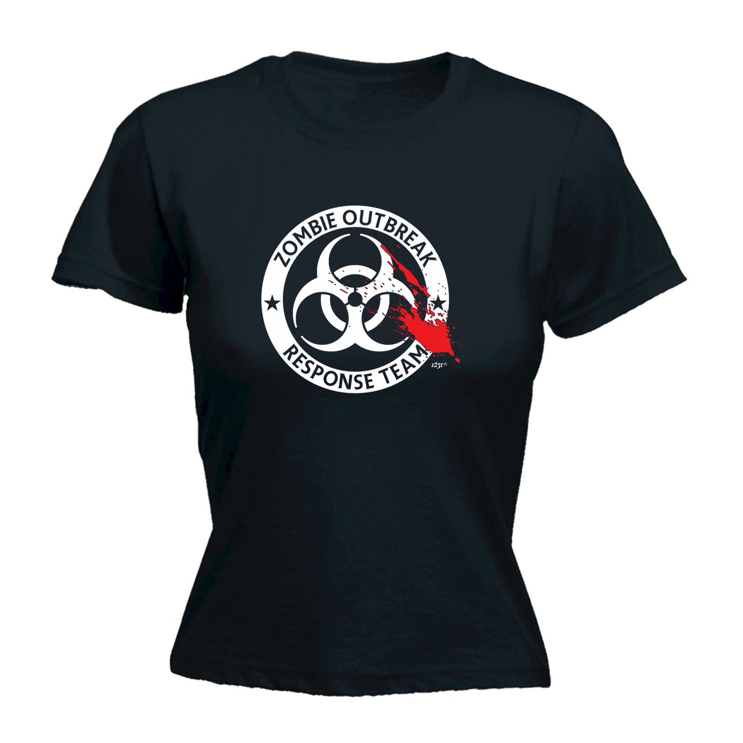 Zombie Outbreak Response Team - Funny Womens T-Shirt Tshirt