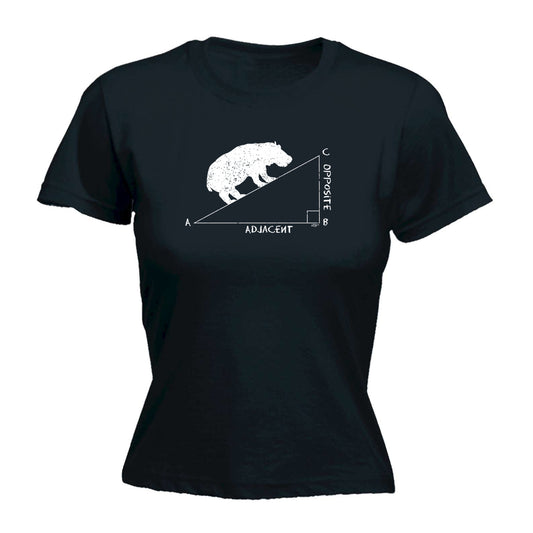 Hypotenuse Hippo Hippopotamus - Funny Womens T-Shirt Tshirt