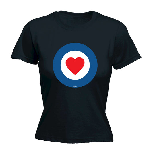 Target Heart - Funny Womens T-Shirt Tshirt