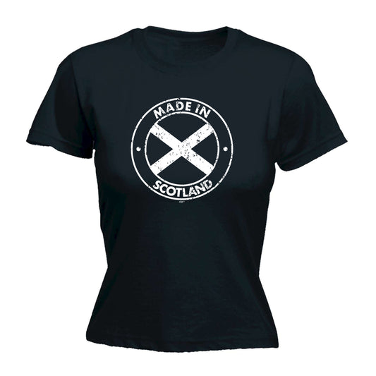 Made In Scotland - Funny Womens T-Shirt Tshirt