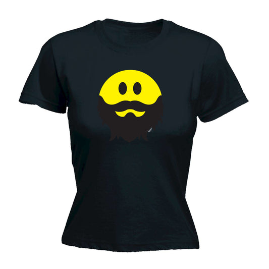 Bearded Smile - Funny Womens T-Shirt Tshirt