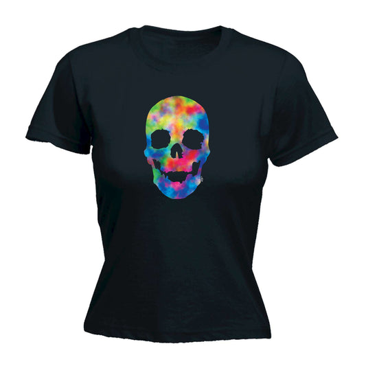 Acid Skull Retro - Funny Womens T-Shirt Tshirt
