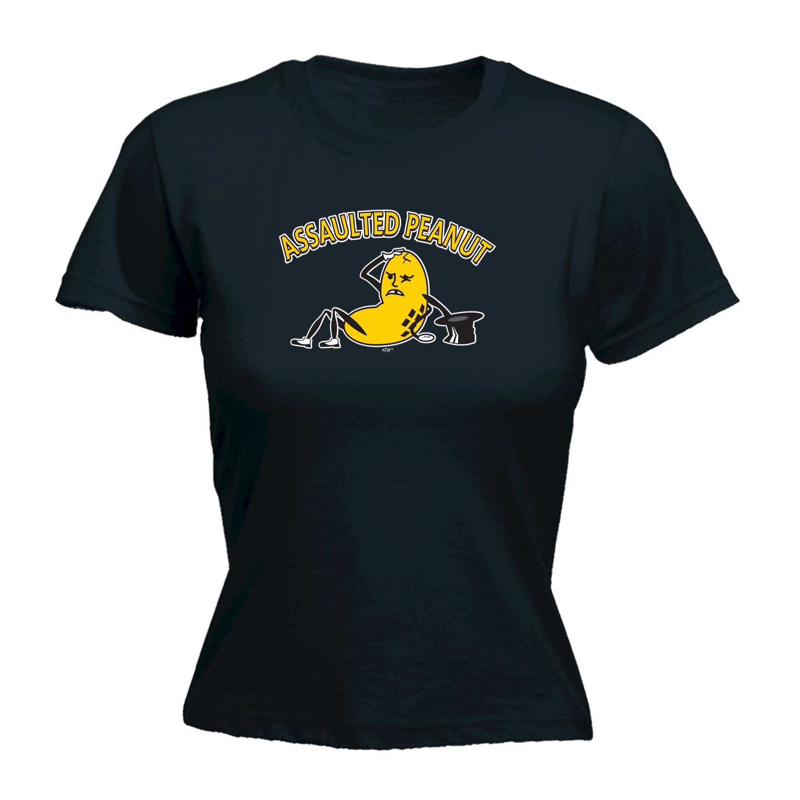 Assaulted Peanut - Funny Womens T-Shirt Tshirt
